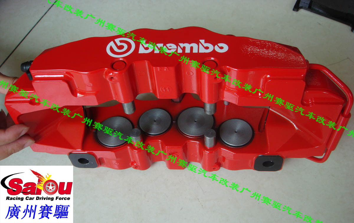 奔馳G55/G500升級(jí)意大利BREMBO 8活塞競技版剎車套裝 配套380MM剎車盤