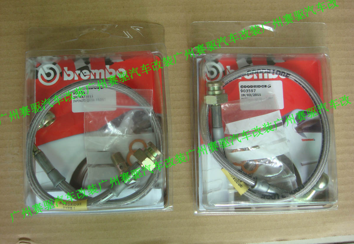 奔馳G55/G500升級(jí)意大利BREMBO 8活塞競技版剎車套裝 配套380MM剎車盤