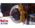 意大利BREMBO競(jìng)技版6活塞剎車(chē)卡鉗 黃色BREMBO GT版剎車(chē)套裝