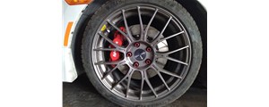 十代思域制動(dòng)升級(jí)AP9200剎車，四活塞卡鉗效果