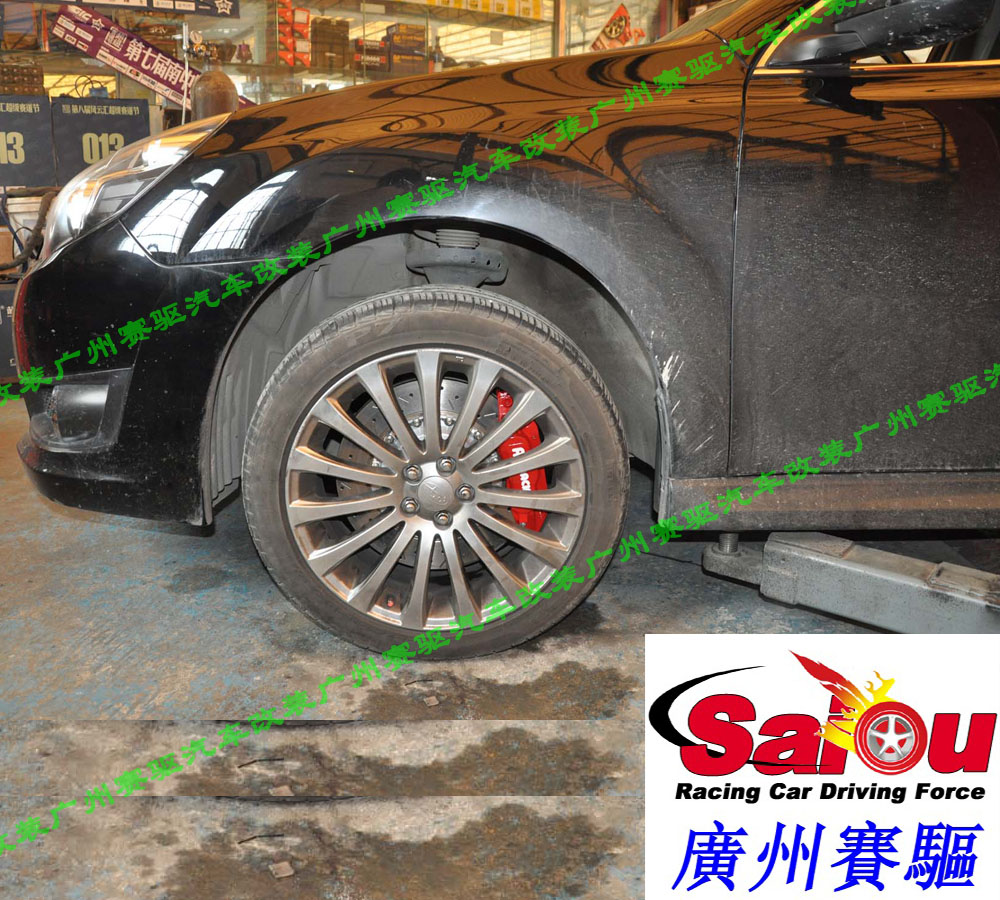 斯巴魯力獅GT改裝AP7040剎車(chē)