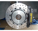 高爾夫GTI前剎車升級(jí) AP5200剎車鮑魚(yú) 配330mm*28mm 打孔碟