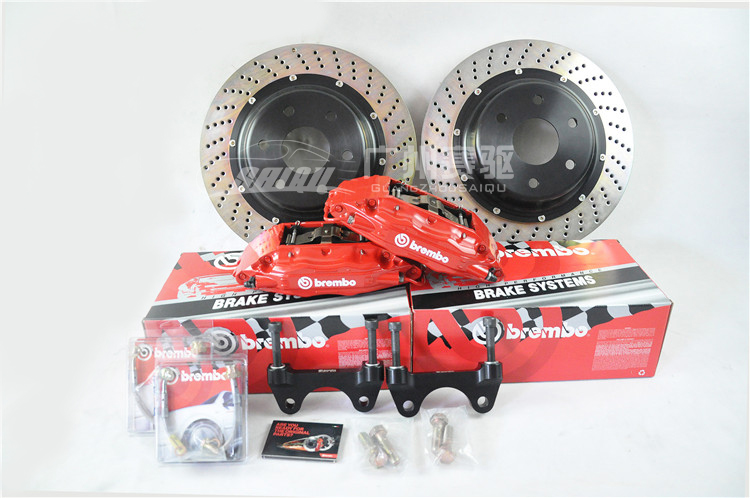 豐田銳志 皇冠專用BREMBO F50剎車套件 銳志改裝BREMBO大四活塞鮑魚(yú) 剎車效果立竿見(jiàn)影