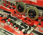 牧馬人改裝brembo GT6剎車(chē) 牧馬人前輪剎車(chē)改裝brembo六活塞