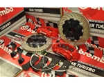 原裝進(jìn)口意大利剎車(chē)品牌Brembo大六活塞剎車(chē)卡鉗套裝制動(dòng)升級(jí)