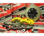 意大利BREMBO六活塞卡鉗競(jìng)技版剎車(chē)GT版剎車(chē)套裝