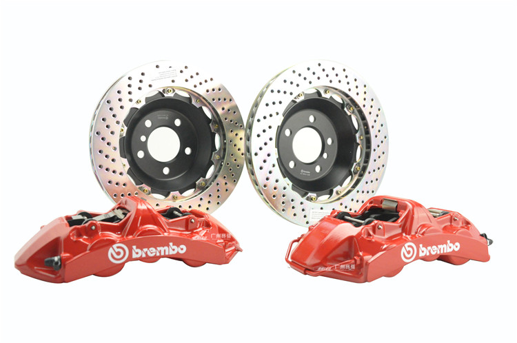 奧迪車系A(chǔ)1 A4 A5 A7 TT等車型改裝意大利BREMBO GT版剎車套件 一體鍛造6競(jìng)技版活塞卡鉗