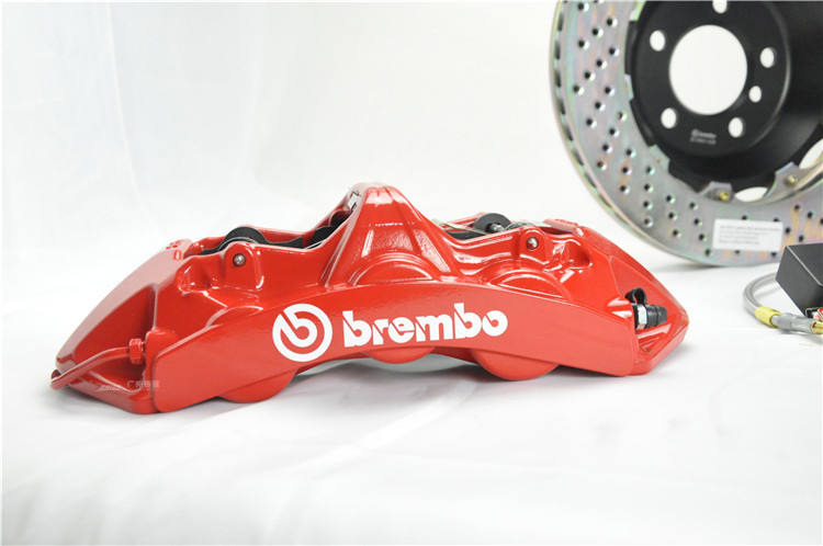 奧迪車系A(chǔ)1 A4 A5 A7 TT等車型改裝意大利BREMBO GT版剎車套件 一體鍛造6競(jìng)技版活塞卡鉗