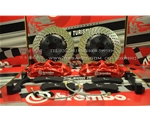 大眾車(chē)系GTI 尚酷 高爾夫R CC R36等車(chē)型升級(jí)專用BREMBO競(jìng)技版剎車(chē)套裝 6活塞剎車(chē)鮑魚(yú)