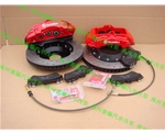 奧迪A4升級(jí)剎車改BREMBO   A4改brembo 17J剎車  A4改裝BREMBO大六活塞鮑魚